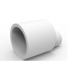 22mm NEONA Caurules Silikona Profila Noslēggals (Ar Caurumu)